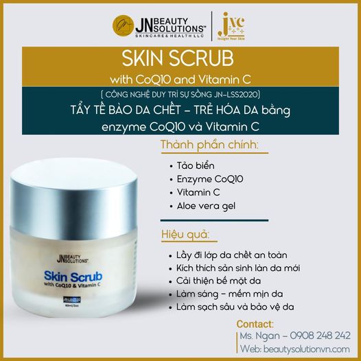 YÊU DA ĐỊNH KỲ – THỔI BAY DA CHẾT DỊU NHẸ CÙNG SKIN SCRUB