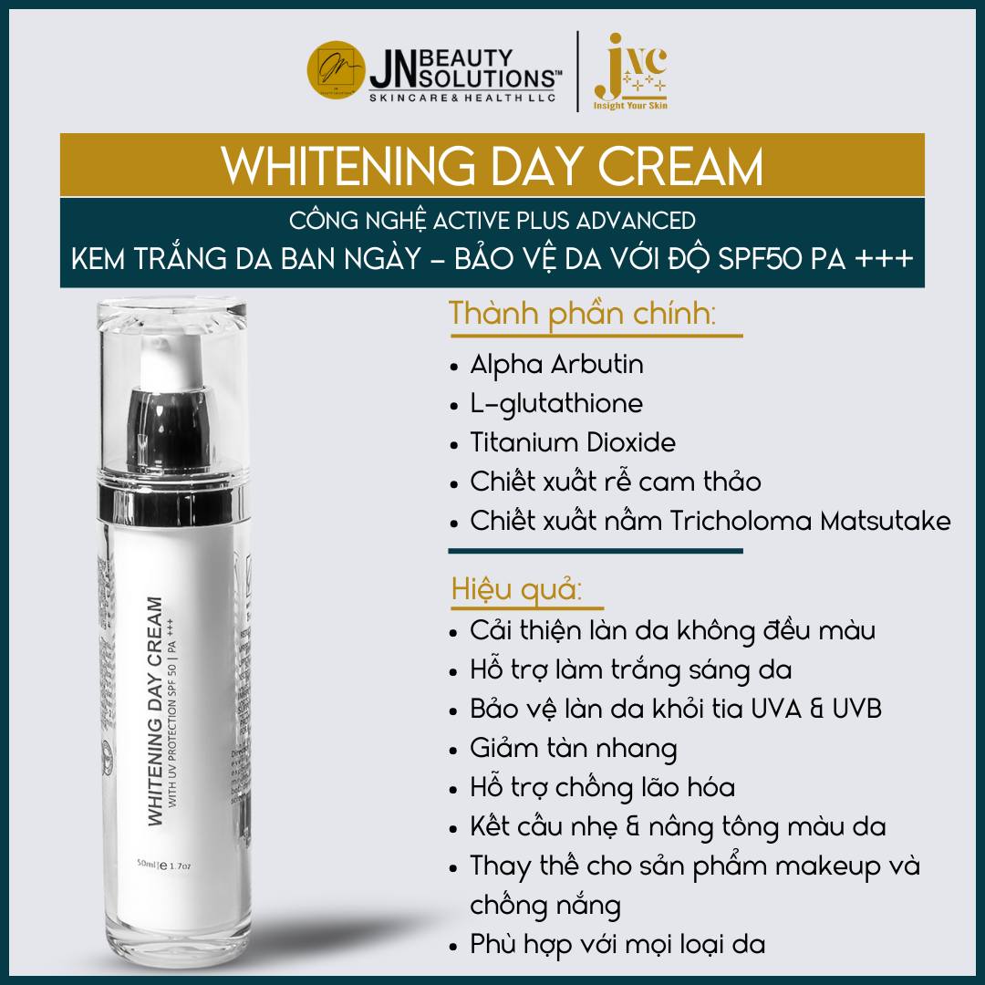 KHÁM PHÁ TÍNH NĂNG ĐẶC BIỆT CỦA WHITENING DAY CREAM