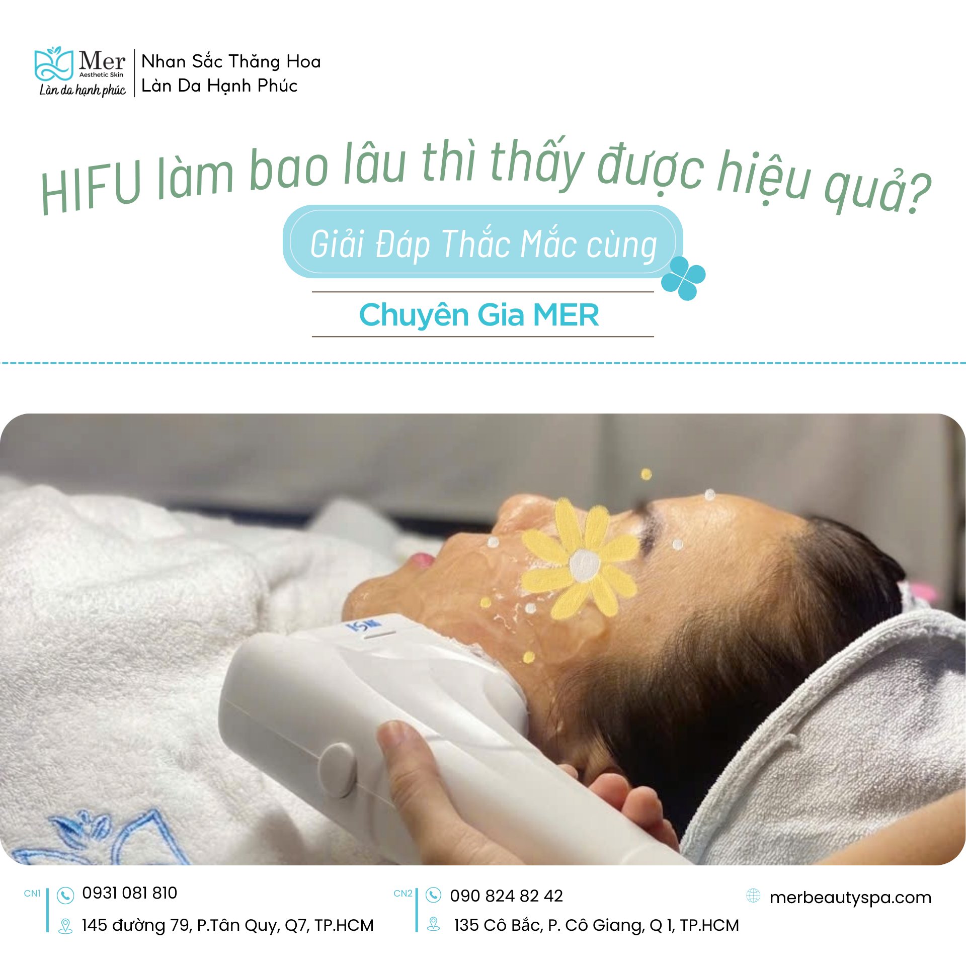 Làm HIFU Bao Lâu Thì Thấy Hiệu Quả? Chuyên Gia MER Giải Đáp Chi Tiết